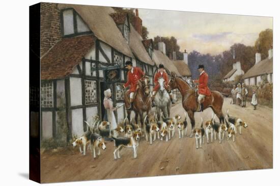 Refreshments at the Inn-Warren Williams-Stretched Canvas