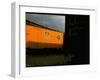 Refrigerated Box Car with the Union Pacific Railroad Logo and Southern Pacific Line-Walker Evans-Framed Photographic Print