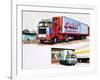 Refrigerated Trucks-English School-Framed Giclee Print