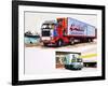 Refrigerated Trucks-English School-Framed Giclee Print