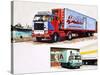 Refrigerated Trucks-English School-Stretched Canvas