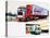 Refrigerated Trucks-English School-Stretched Canvas