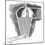 Refrigeration: Sectional View of an Ice House-null-Mounted Giclee Print