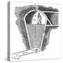 Refrigeration: Sectional View of an Ice House-null-Stretched Canvas