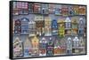 Refrigerator Magnets of Amsterdam Town Homes-Peter Adams-Framed Stretched Canvas