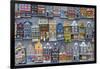 Refrigerator Magnets of Amsterdam Town Homes-Peter Adams-Framed Photographic Print