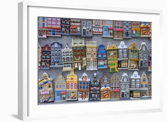 Refrigerator Magnets of Amsterdam Town Homes-Peter Adams-Framed Photographic Print