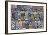 Refrigerator Magnets of Amsterdam Town Homes-Peter Adams-Framed Photographic Print