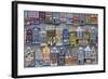 Refrigerator Magnets of Amsterdam Town Homes-Peter Adams-Framed Photographic Print