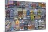 Refrigerator Magnets of Amsterdam Town Homes-Peter Adams-Mounted Photographic Print