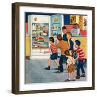 "Refrigerator Raid", February 19, 1955-Amos Sewell-Framed Giclee Print