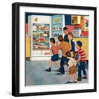 "Refrigerator Raid", February 19, 1955-Amos Sewell-Framed Giclee Print