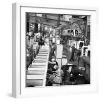 Refrigerators Being Assembled at the Gec in Swinton, South Yorkshire, 1963-Michael Walters-Framed Photographic Print