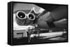 Refuelling a Plane-null-Framed Stretched Canvas