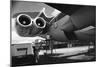 Refuelling a Plane-null-Mounted Photographic Print