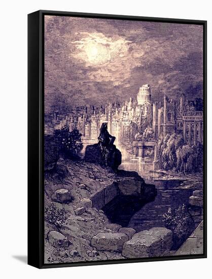 Refuge - Applying for Admittance by Gustave Doré-Gustave Dore-Framed Stretched Canvas