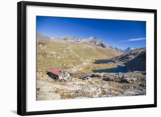 Refuge Citta Di Chivasso. Lakes of Nivolet-Roberto Moiola-Framed Photographic Print