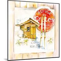 Refuge des Crêtes-Bruno Pozzo-Mounted Art Print