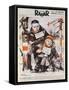 Refugee Children During the Hungarian Revolution of 1956-null-Framed Stretched Canvas