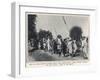 Refugee Sikhs March Toward the East Punjab-null-Framed Photographic Print