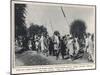 Refugee Sikhs March Toward the East Punjab-null-Mounted Photographic Print