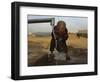 Refugee Washes His Face in a Refugee Camp in the Outskirts of Kabul, Afghanistan-null-Framed Photographic Print