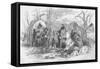 Refugees Driven from Southern Missouri into the Hands of General Sigel-Frank Leslie-Framed Stretched Canvas