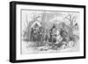 Refugees Driven from Southern Missouri into the Hands of General Sigel-Frank Leslie-Framed Art Print