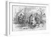 Refugees Driven from Southern Missouri into the Hands of General Sigel-Frank Leslie-Framed Art Print