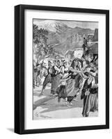 Refugees Flee War in Armenia 1897-Chris Hellier-Framed Photographic Print