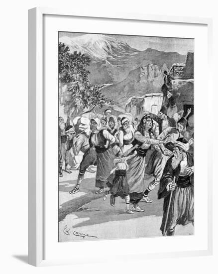 Refugees Flee War in Armenia 1897-Chris Hellier-Framed Photographic Print