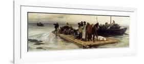 Refugees from Aquileia-Domenico Morelli-Framed Giclee Print