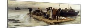 Refugees from Aquileia-Domenico Morelli-Mounted Giclee Print