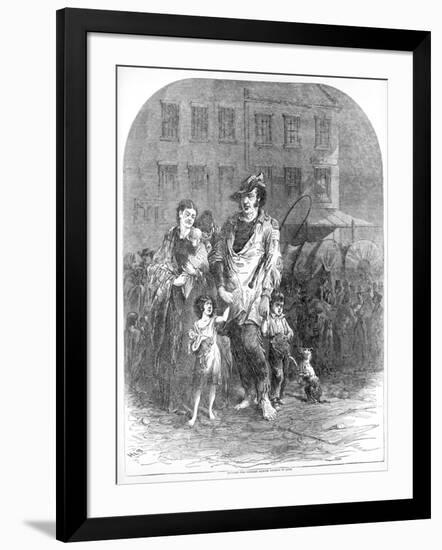 Refugees from Northern Missouri Entering St. Louis, Pub. C.1894-Henry Louis Stephens-Framed Giclee Print