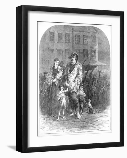 Refugees from Northern Missouri Entering St. Louis, Pub. C.1894-Henry Louis Stephens-Framed Giclee Print