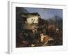 Refugees from Village Fire, 1851-Domenico Induno-Framed Giclee Print