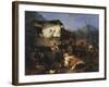 Refugees from Village Fire, 1851-Domenico Induno-Framed Giclee Print