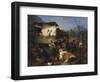 Refugees from Village Fire, 1851-Domenico Induno-Framed Giclee Print