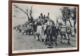 Refugees Leave East Punjab to Head to India-null-Framed Photographic Print