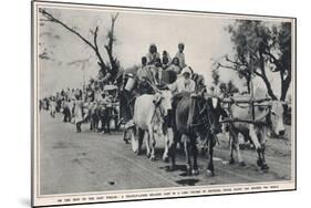 Refugees Leave East Punjab to Head to India-null-Mounted Photographic Print