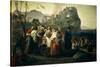 Refugees of Parga, 1826-1831-Francesco Hayez-Stretched Canvas