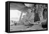 Refugees of the Drought of the Dust Bowl-Dorothea Lange-Framed Stretched Canvas