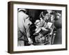 Refugees with their Luggage at the Gare De L'Est, Paris, August 1940-null-Framed Photographic Print