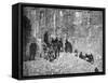 Refugess, Belleville Heights, During the Bombardment of Verdun, France, World War I, 1916-null-Framed Stretched Canvas