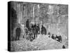 Refugess, Belleville Heights, During the Bombardment of Verdun, France, World War I, 1916-null-Stretched Canvas