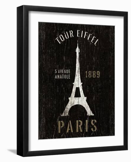 Refurbished Eiffel Tower-Wild Apple Portfolio-Framed Art Print