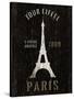 Refurbished Eiffel Tower-Wild Apple Portfolio-Stretched Canvas