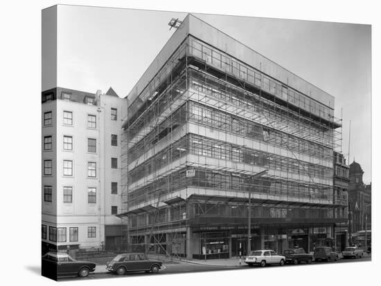 Refurbishment of a Building, Sheffield City Centre, South Yorkshire, 1967-Michael Walters-Stretched Canvas