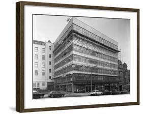 Refurbishment of a Building, Sheffield City Centre, South Yorkshire, 1967-Michael Walters-Framed Photographic Print