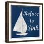 Refuse To Sink-Marcus Prime-Framed Art Print